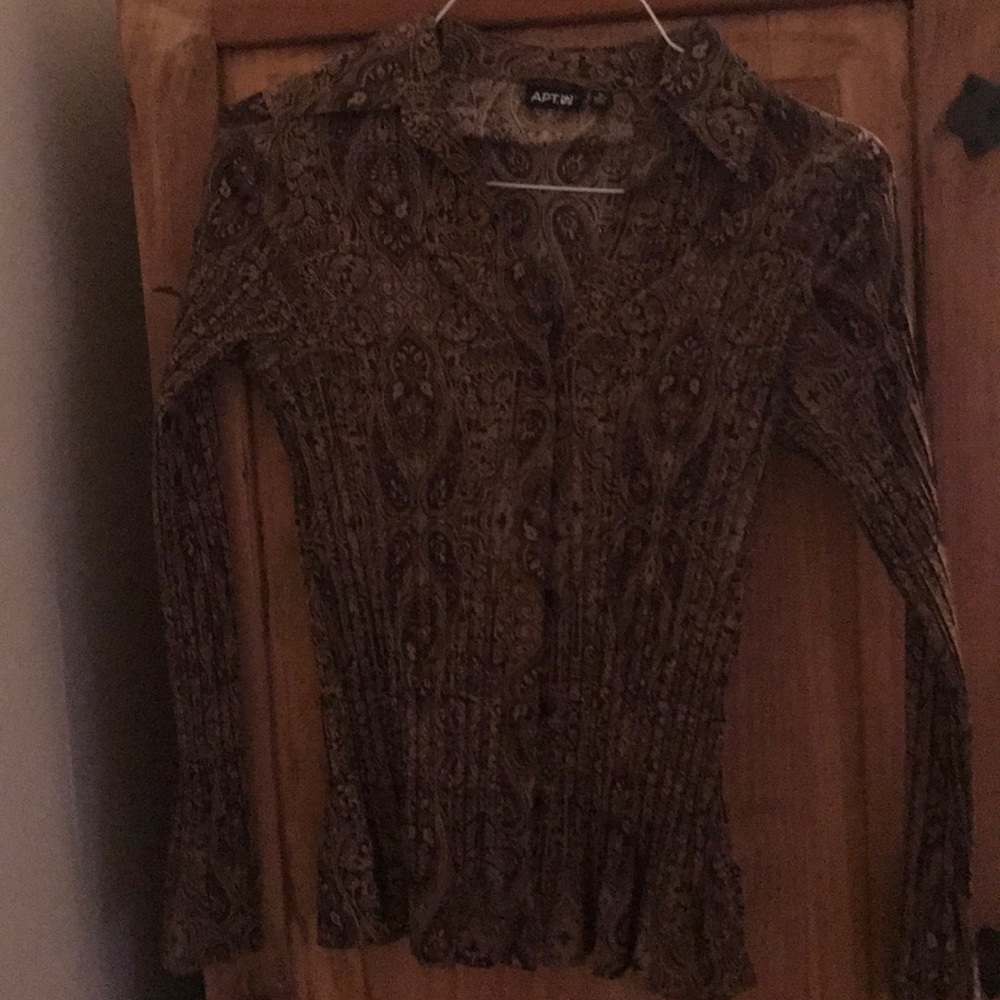 Apt 9 Paisley pattern shirt